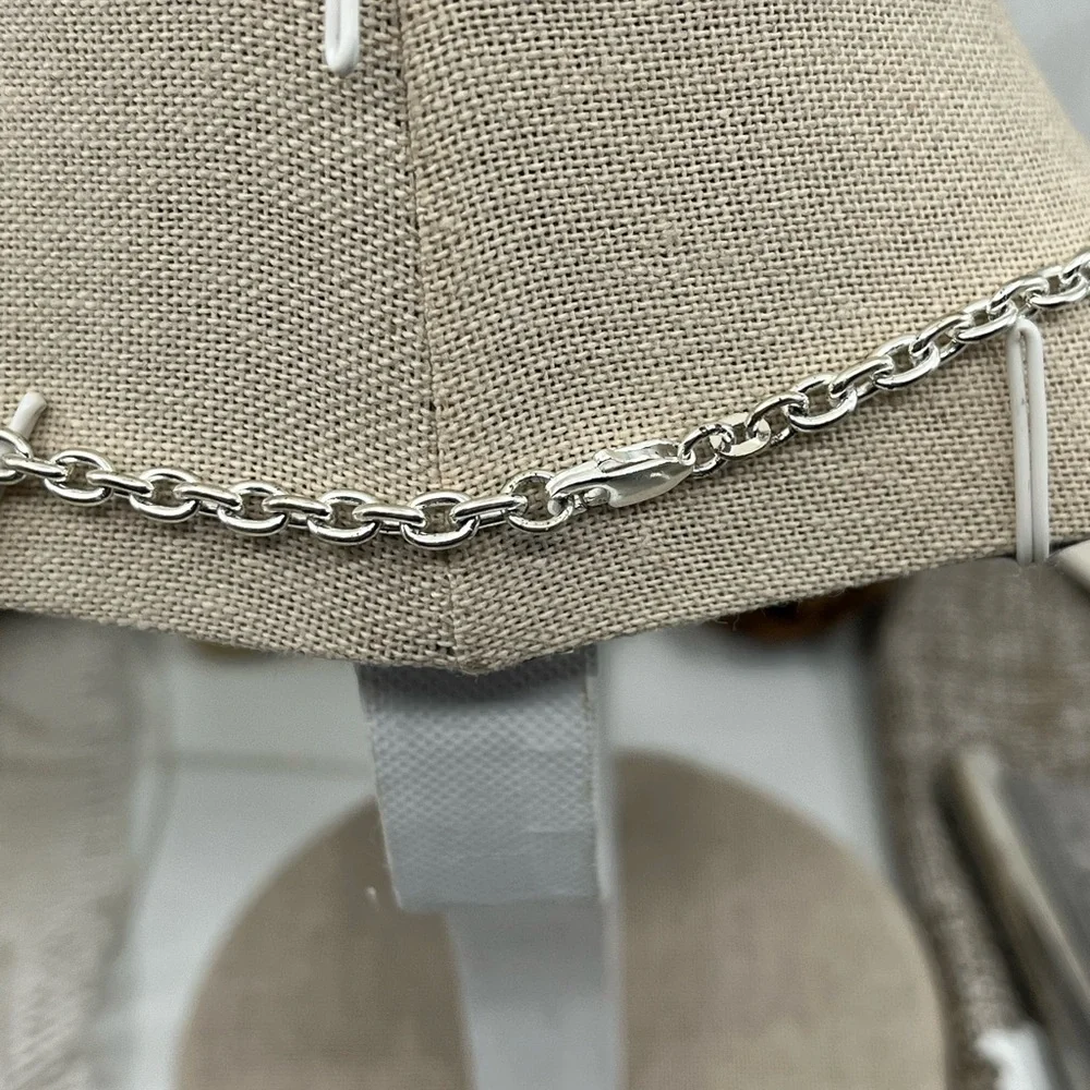 Timeless 925 Sterling Silver Rope Chain Necklace – 18” - Picture 7 of 16